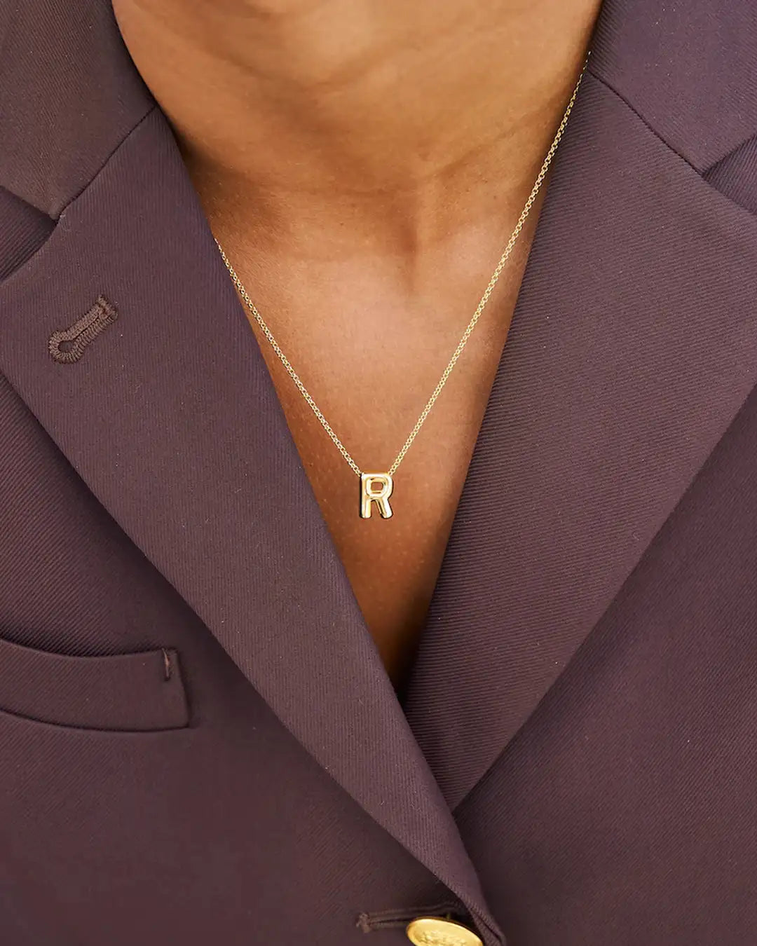 Collier prénom bubble